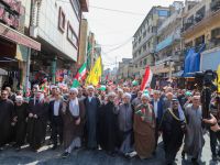 مدرسة الإمام الخالصي تنظم مسيرة حاشدة في يوم القدس العالمي.. وتؤكد: القدس والعودة والمقاومة ثوابت لا تقبل المساومة